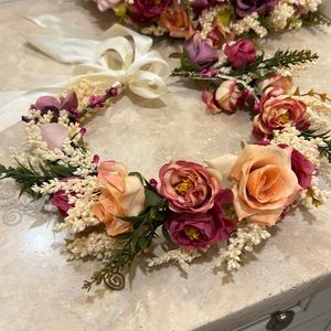Vivivalue Rose Flower Crown Boho Flower Headband
